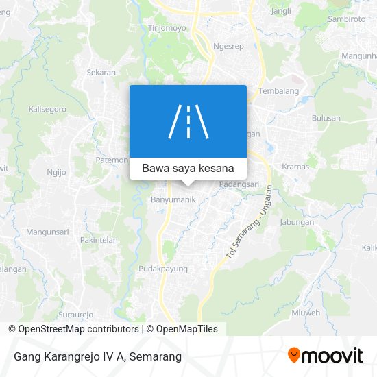 Peta Gang Karangrejo IV A