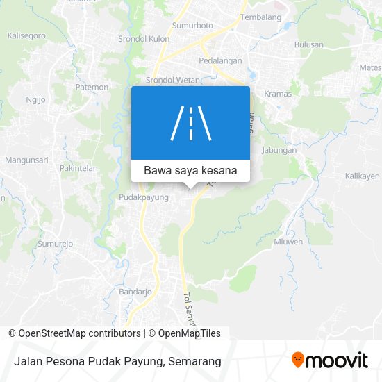 Peta Jalan Pesona Pudak Payung