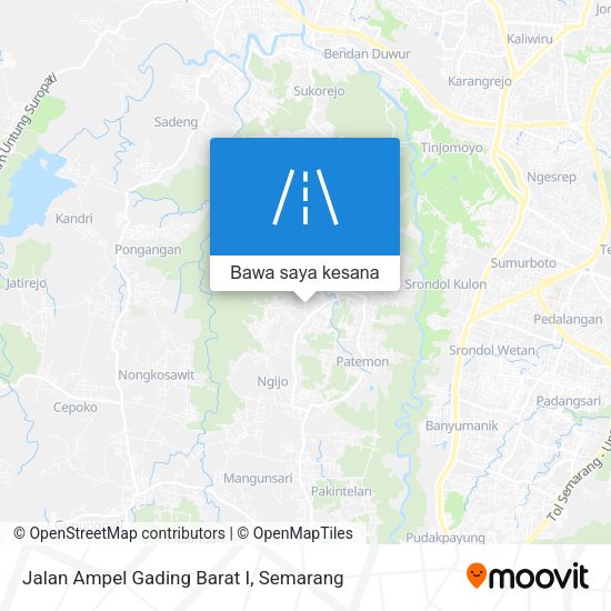 Peta Jalan Ampel Gading Barat I