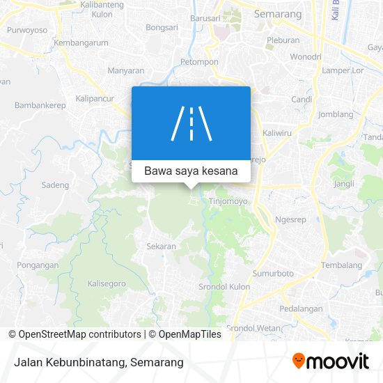 Peta Jalan Kebunbinatang