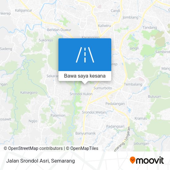 Peta Jalan Srondol Asri