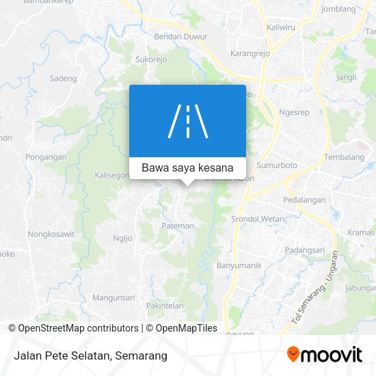 Peta Jalan Pete Selatan