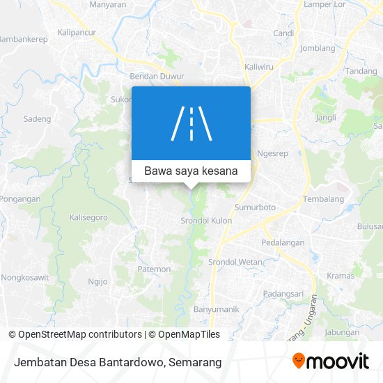 Peta Jembatan Desa Bantardowo