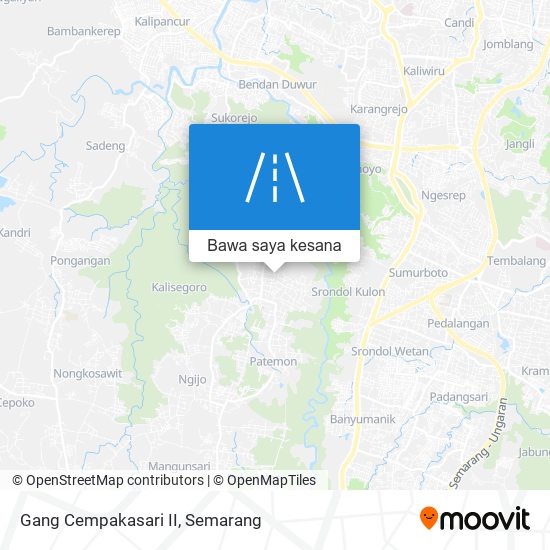 Peta Gang Cempakasari II