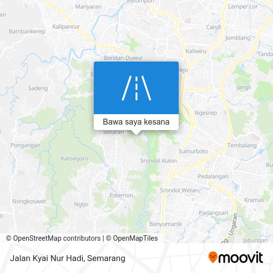 Peta Jalan Kyai Nur Hadi