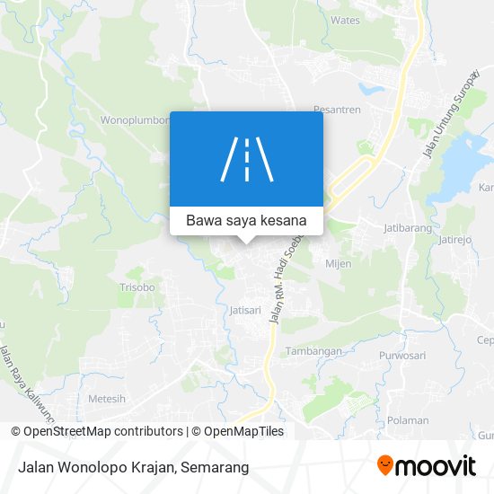 Peta Jalan Wonolopo Krajan