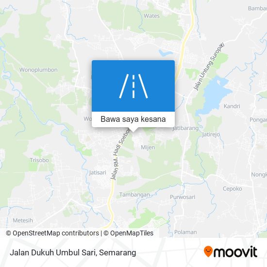 Peta Jalan Dukuh Umbul Sari