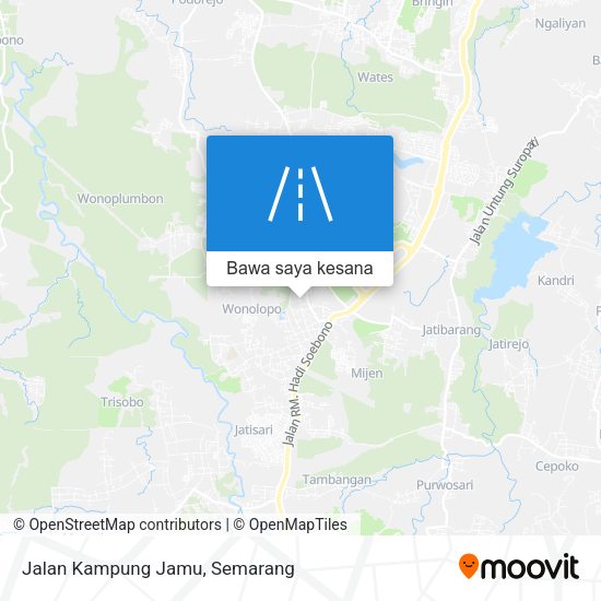 Peta Jalan Kampung Jamu