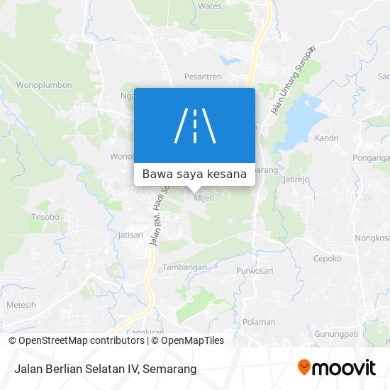 Peta Jalan Berlian Selatan IV