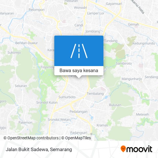 Peta Jalan Bukit Sadewa