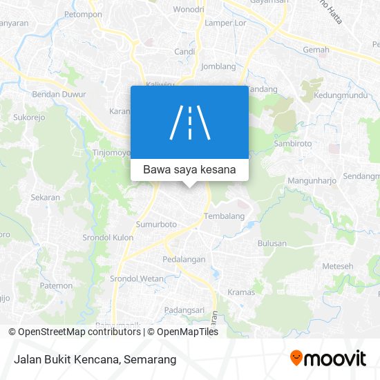 Peta Jalan Bukit Kencana