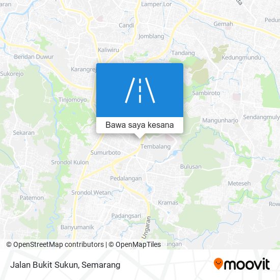 Peta Jalan Bukit Sukun