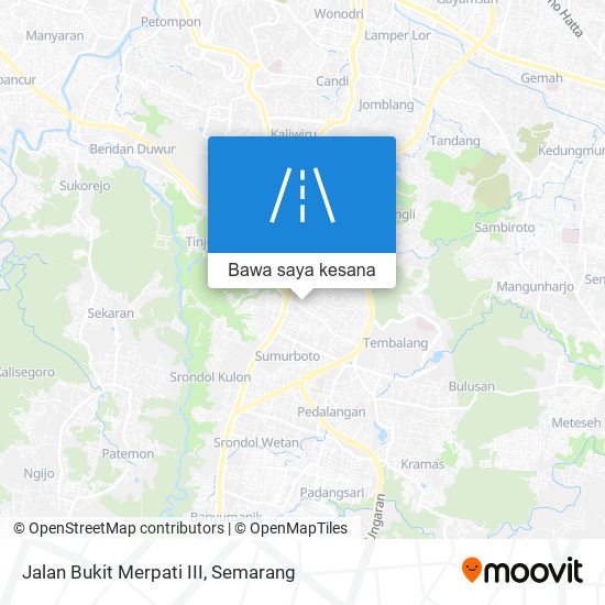 Peta Jalan Bukit Merpati III