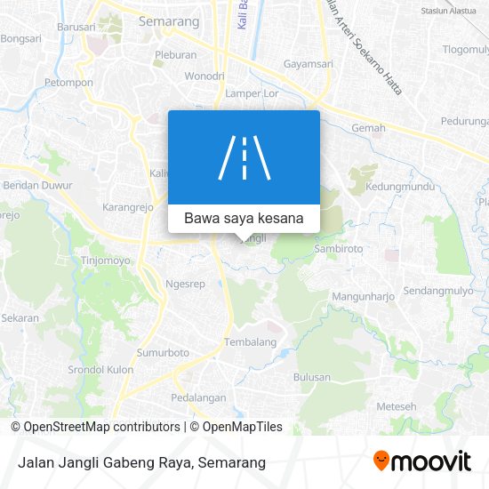 Peta Jalan Jangli Gabeng Raya