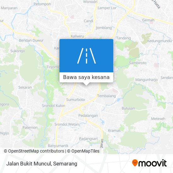 Peta Jalan Bukit Muncul