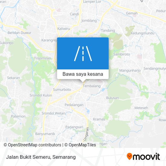Peta Jalan Bukit Semeru
