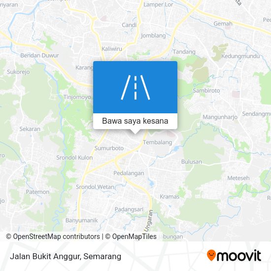 Peta Jalan Bukit Anggur