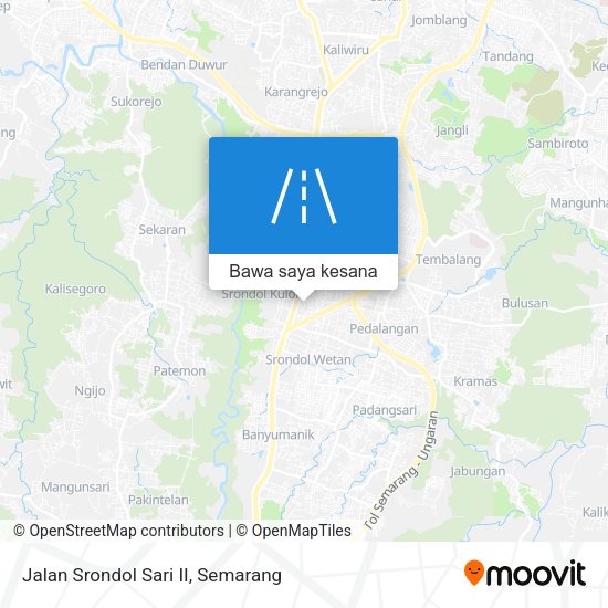 Peta Jalan Srondol Sari II