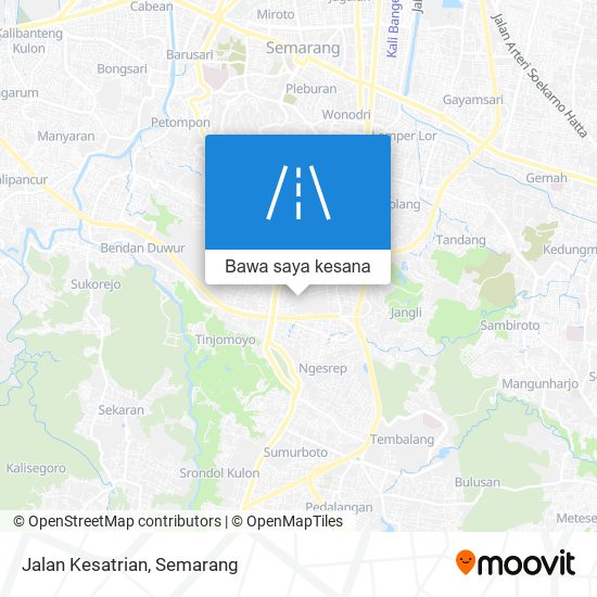 Peta Jalan Kesatrian