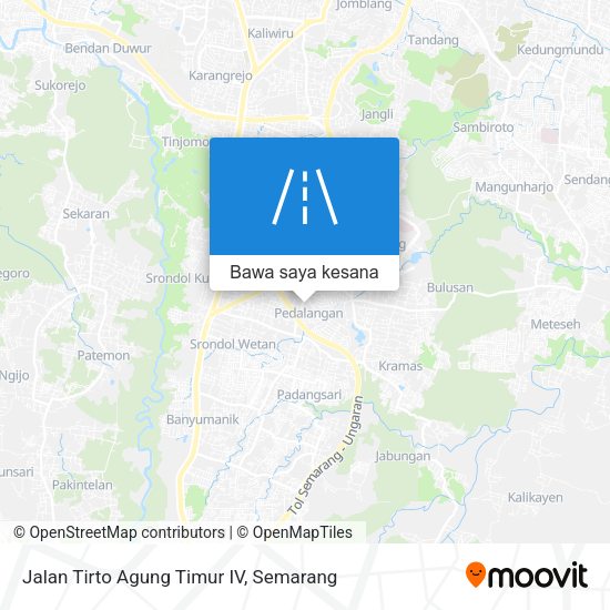 Peta Jalan Tirto Agung Timur IV