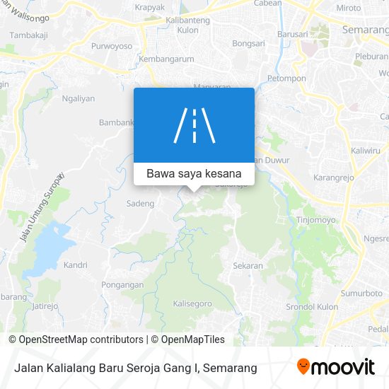 Peta Jalan Kalialang Baru Seroja Gang I