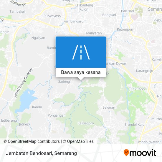 Peta Jembatan Bendosari
