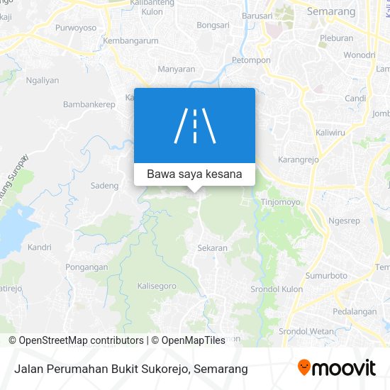 Peta Jalan Perumahan Bukit Sukorejo