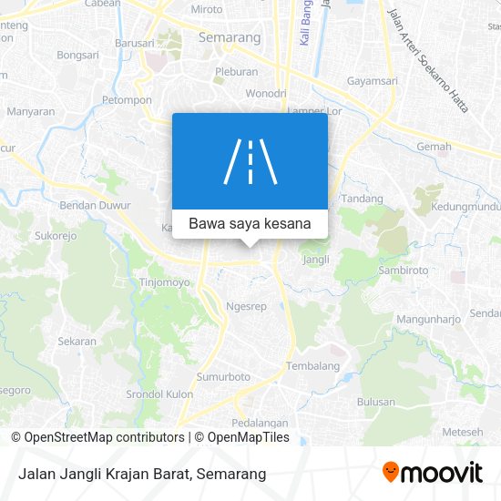 Peta Jalan Jangli Krajan Barat