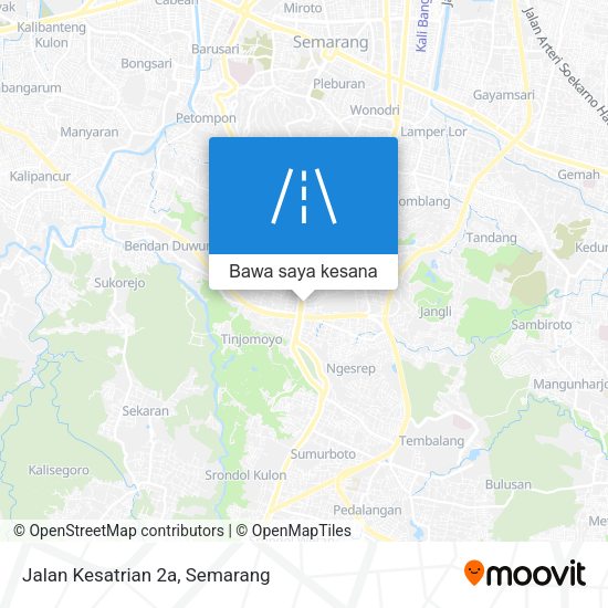 Peta Jalan Kesatrian 2a