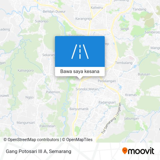 Peta Gang Potosari III A