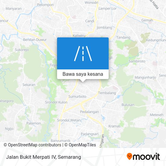 Peta Jalan Bukit Merpati IV