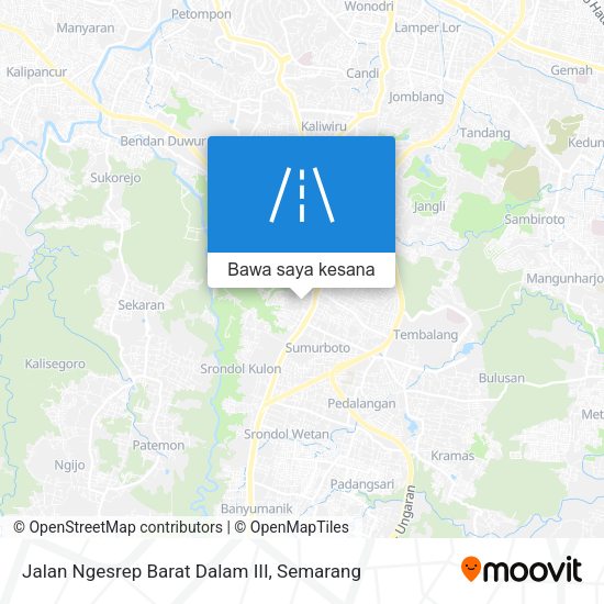 Peta Jalan Ngesrep Barat Dalam III