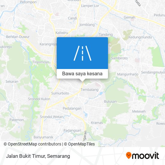 Peta Jalan Bukit Timur