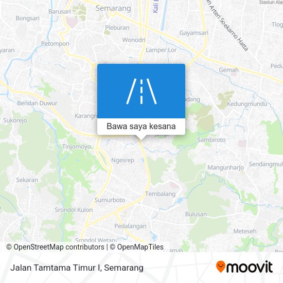 Peta Jalan Tamtama Timur I
