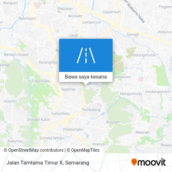 Peta Jalan Tamtama Timur X
