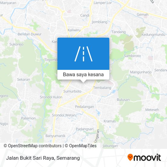 Peta Jalan Bukit Sari Raya