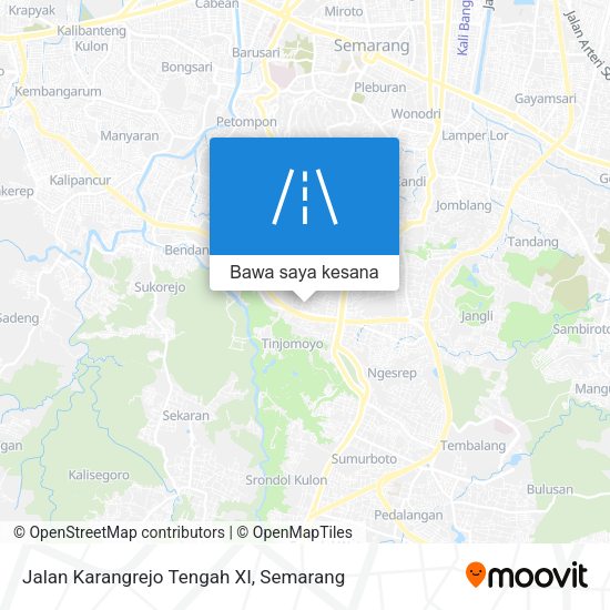 Peta Jalan Karangrejo Tengah XI