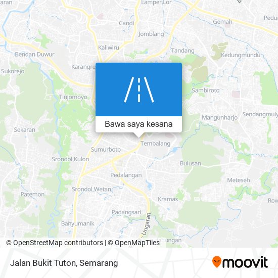 Peta Jalan Bukit Tuton