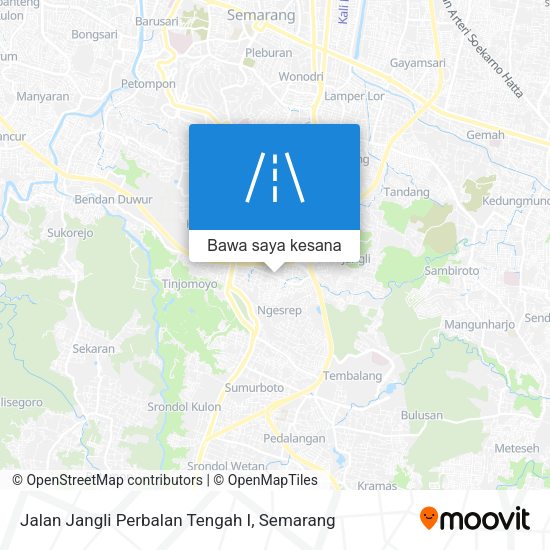 Peta Jalan Jangli Perbalan Tengah I