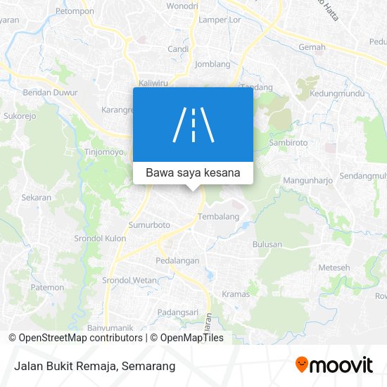 Peta Jalan Bukit Remaja