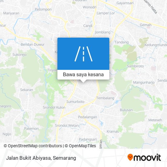 Peta Jalan Bukit Abiyasa