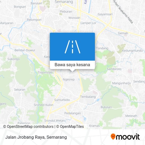 Peta Jalan Jrobang Raya
