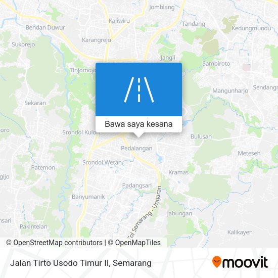 Peta Jalan Tirto Usodo Timur II