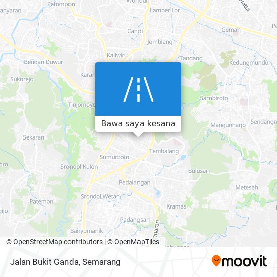 Peta Jalan Bukit Ganda