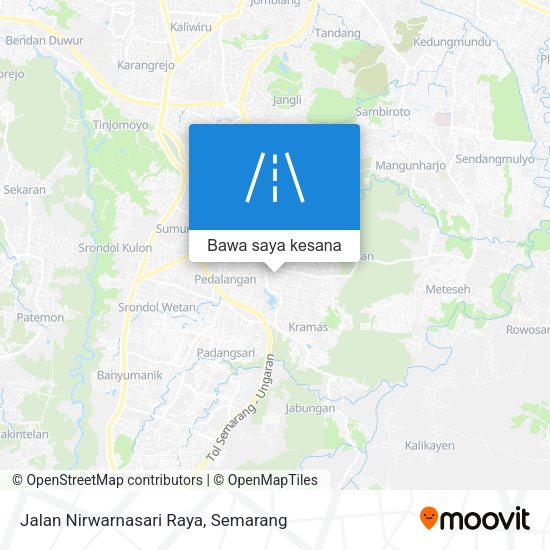 Peta Jalan Nirwarnasari Raya