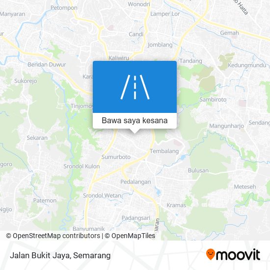 Peta Jalan Bukit Jaya