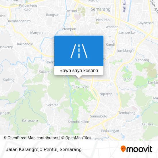 Peta Jalan Karangrejo Pentul