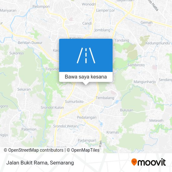 Peta Jalan Bukit Rama