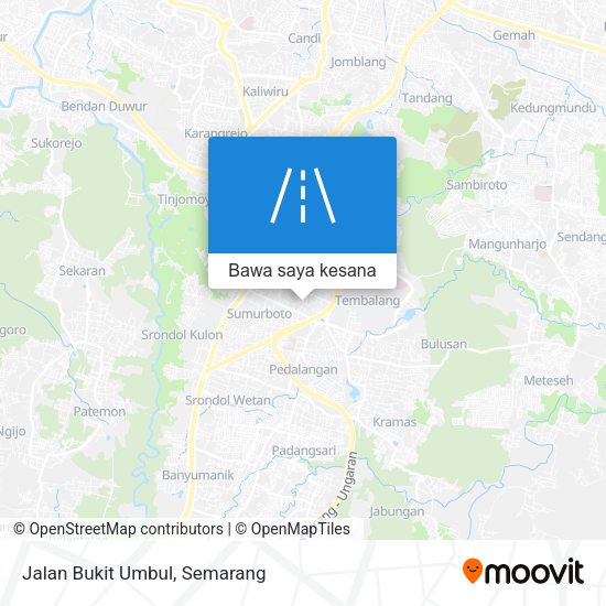 Peta Jalan Bukit Umbul