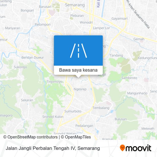 Peta Jalan Jangli Perbalan Tengah IV